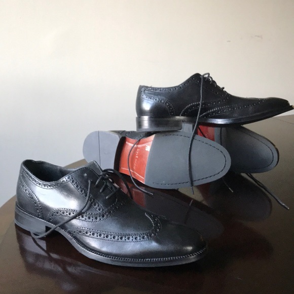 COPY - Cole Haan lace Up Black Wing Tips Oxford s…